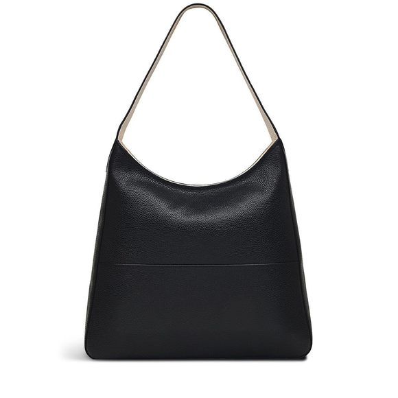 London Lisson Grove Large Leather Shoulder Bag, Black :O